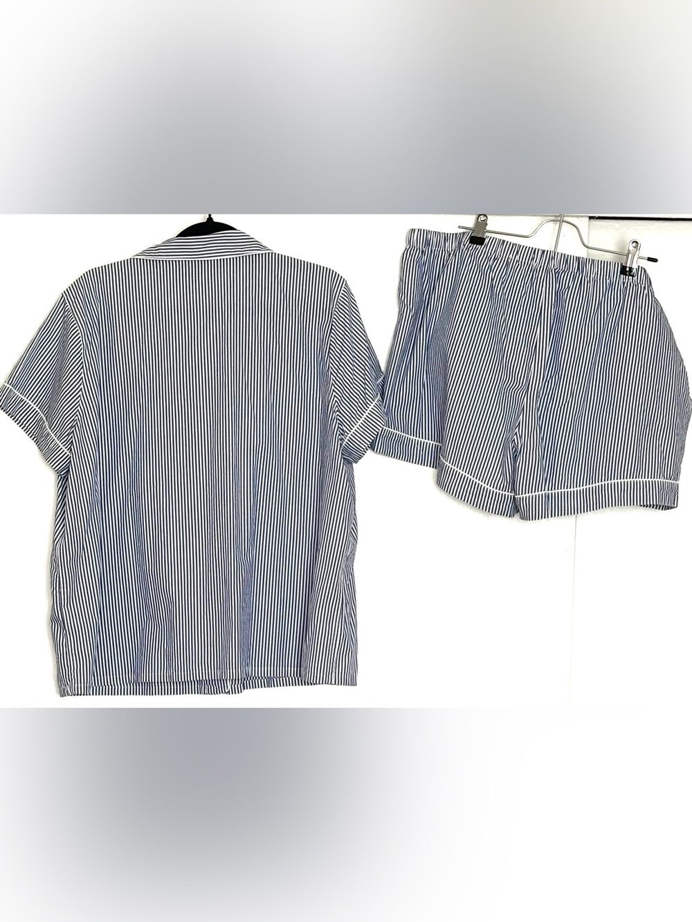 J.Crew Factory Printed Cotton Short-Sleeve Top & Short Pajama Set XXL - Picture 2 of 4